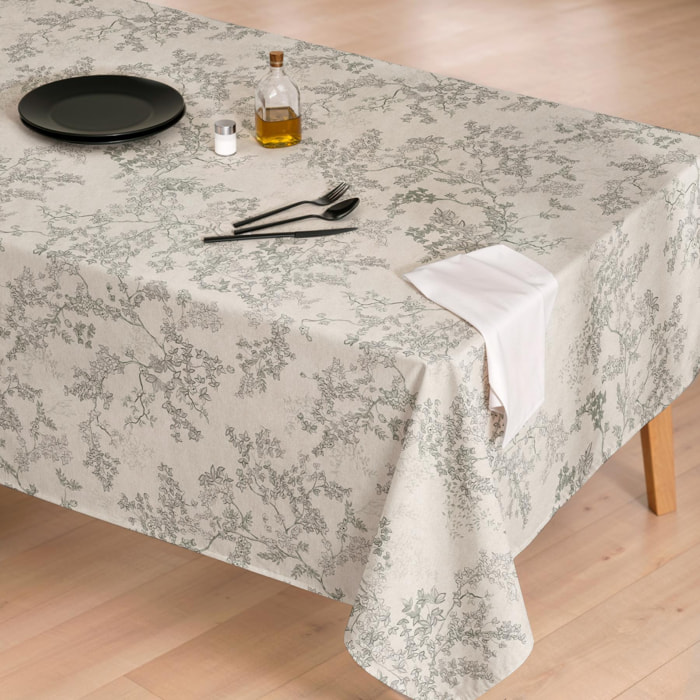 Nappe anti-taches SOMA GRIS CLAIR - en 100 % coton