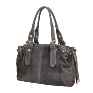 Borsa a mano da donna Made in Italy - Modello Lumena Lux - 100% pelle - 20.0 x 21.0 x 33.0 cm
