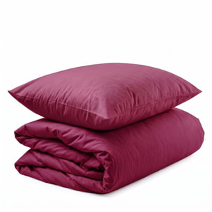 Parure copripiumino in cotone - Rosso