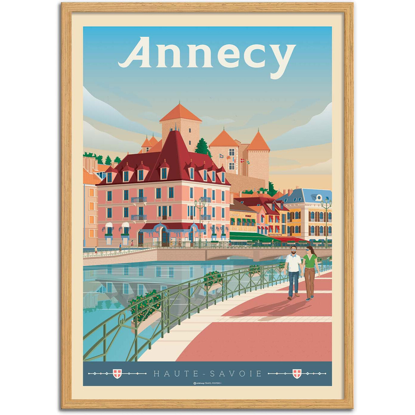 Affiche - Annecy Version 2 - Olahoop Travel Posters
