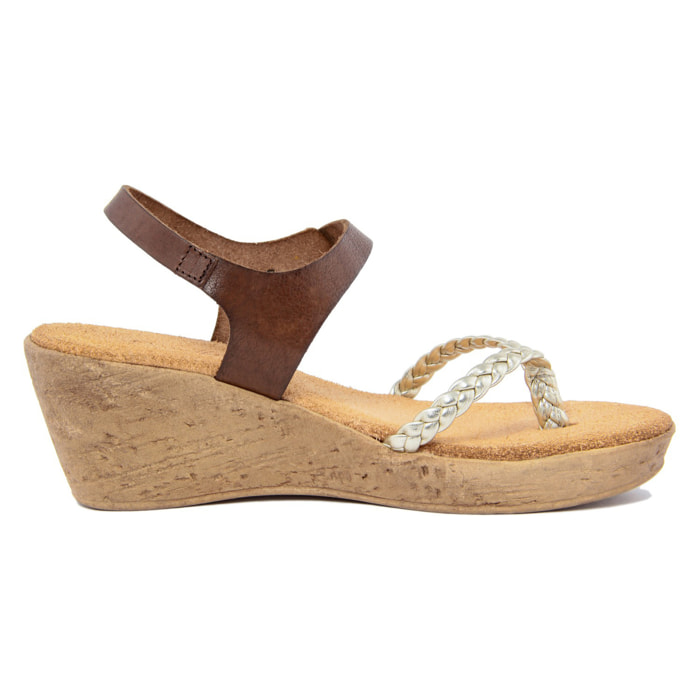 Sandalo flat Lionellaeffe ECCELLENZA TOSCANA Multicolore