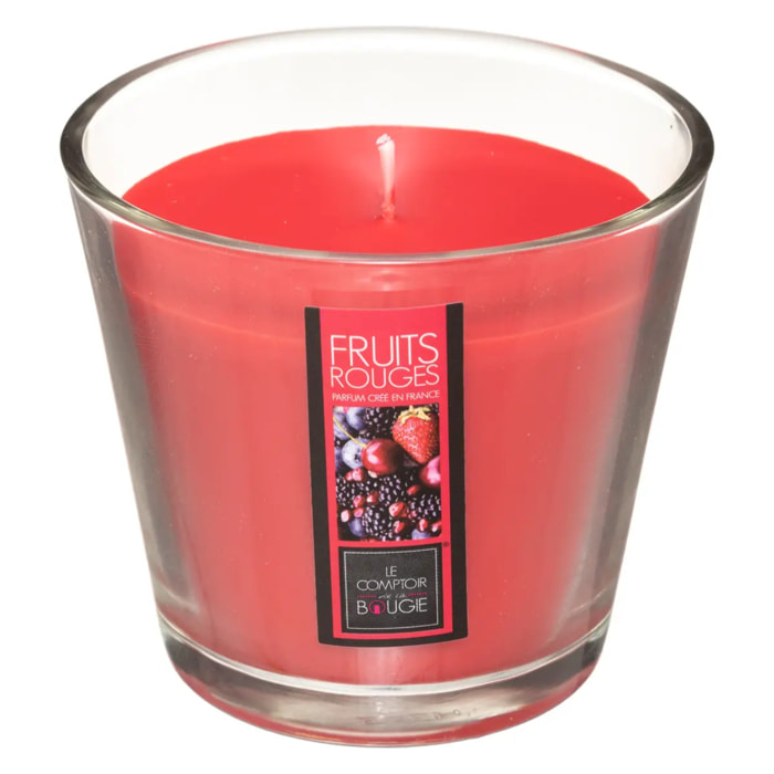 Bougie parfumée fruits rouges 190g