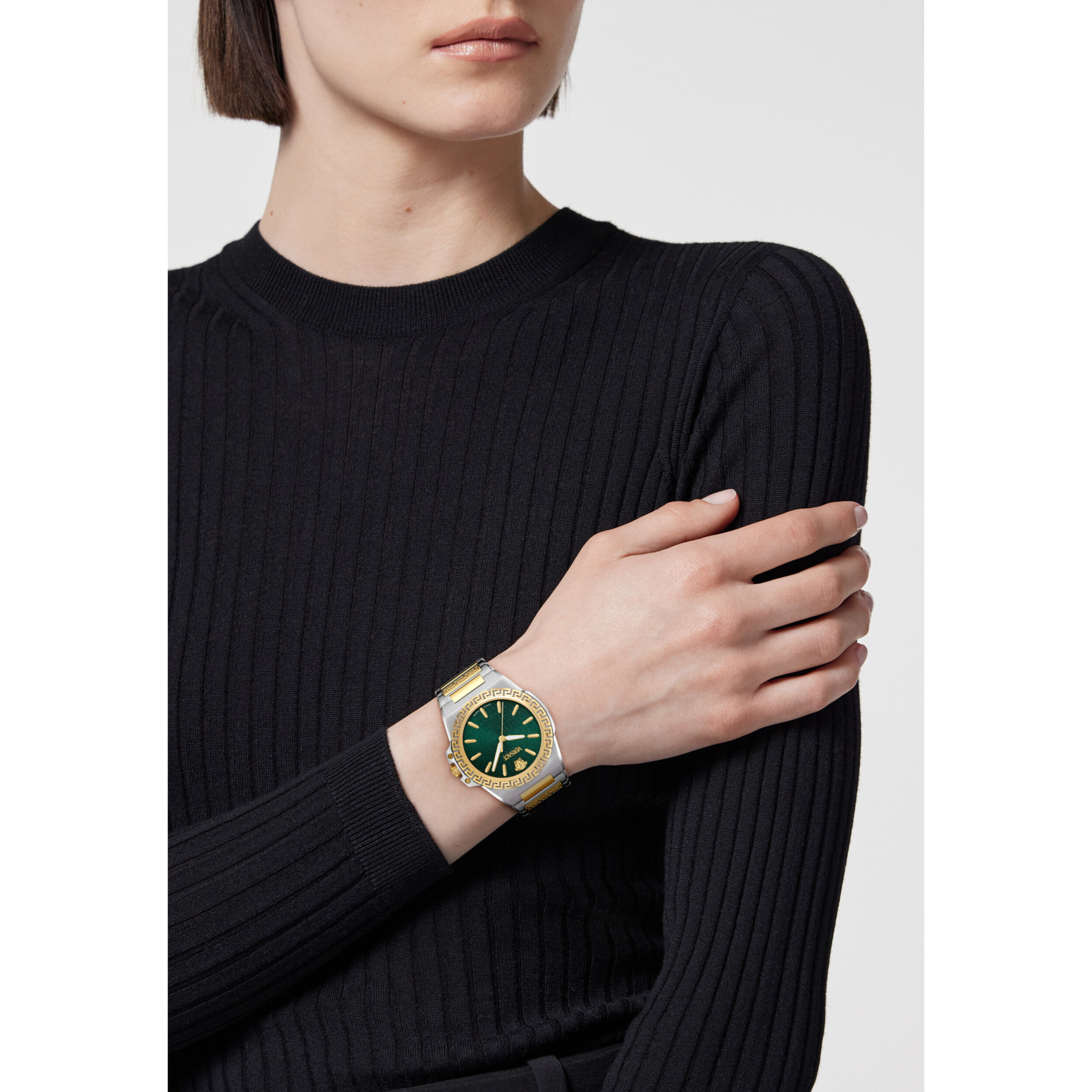 Versace Orologio Analogico Al Quarzo Greca Reaction Lady(Wc-0D