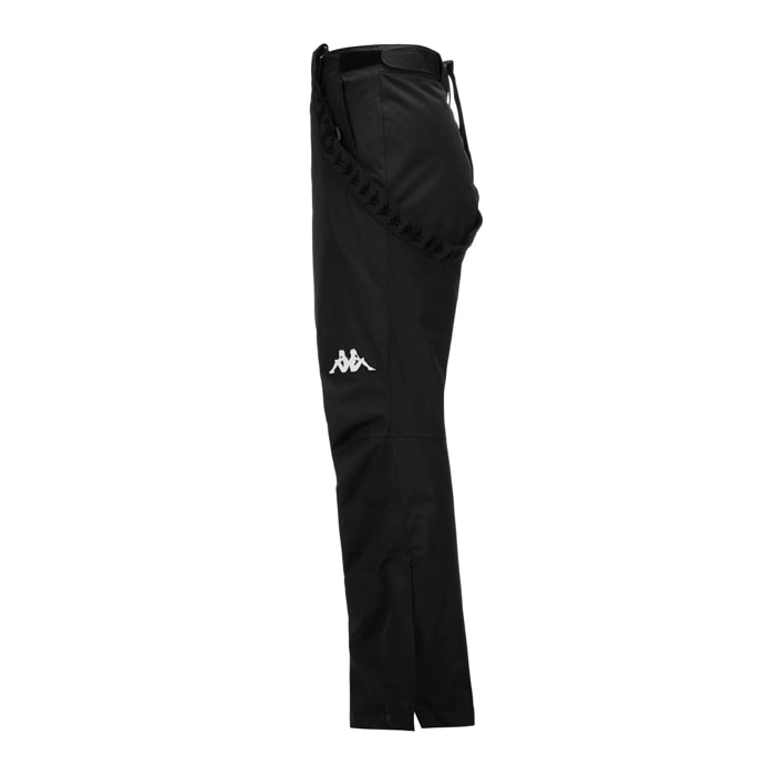 Kappa - Pantaloni Uomo Donna Nero - 8Cento 865