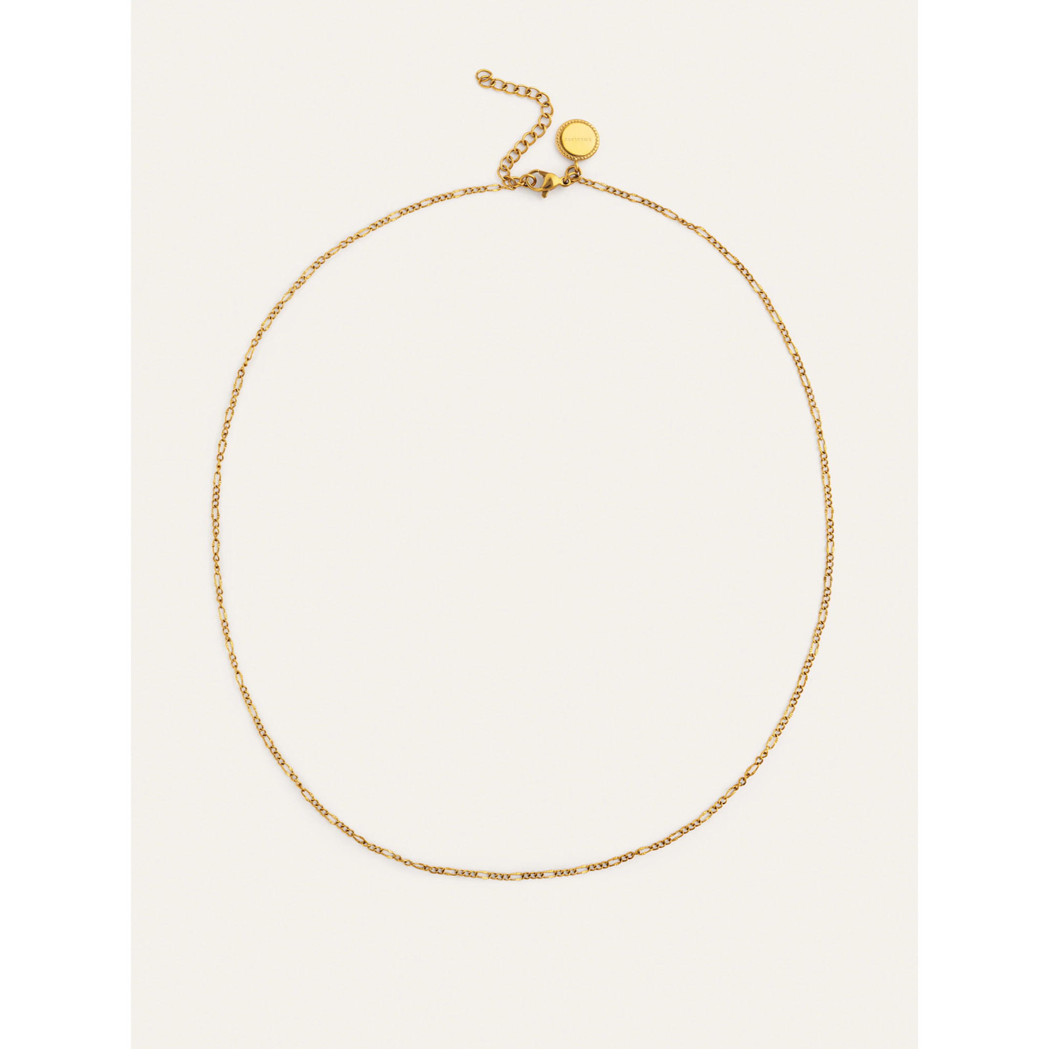 Collana Fiore Acciao Placcato Oro