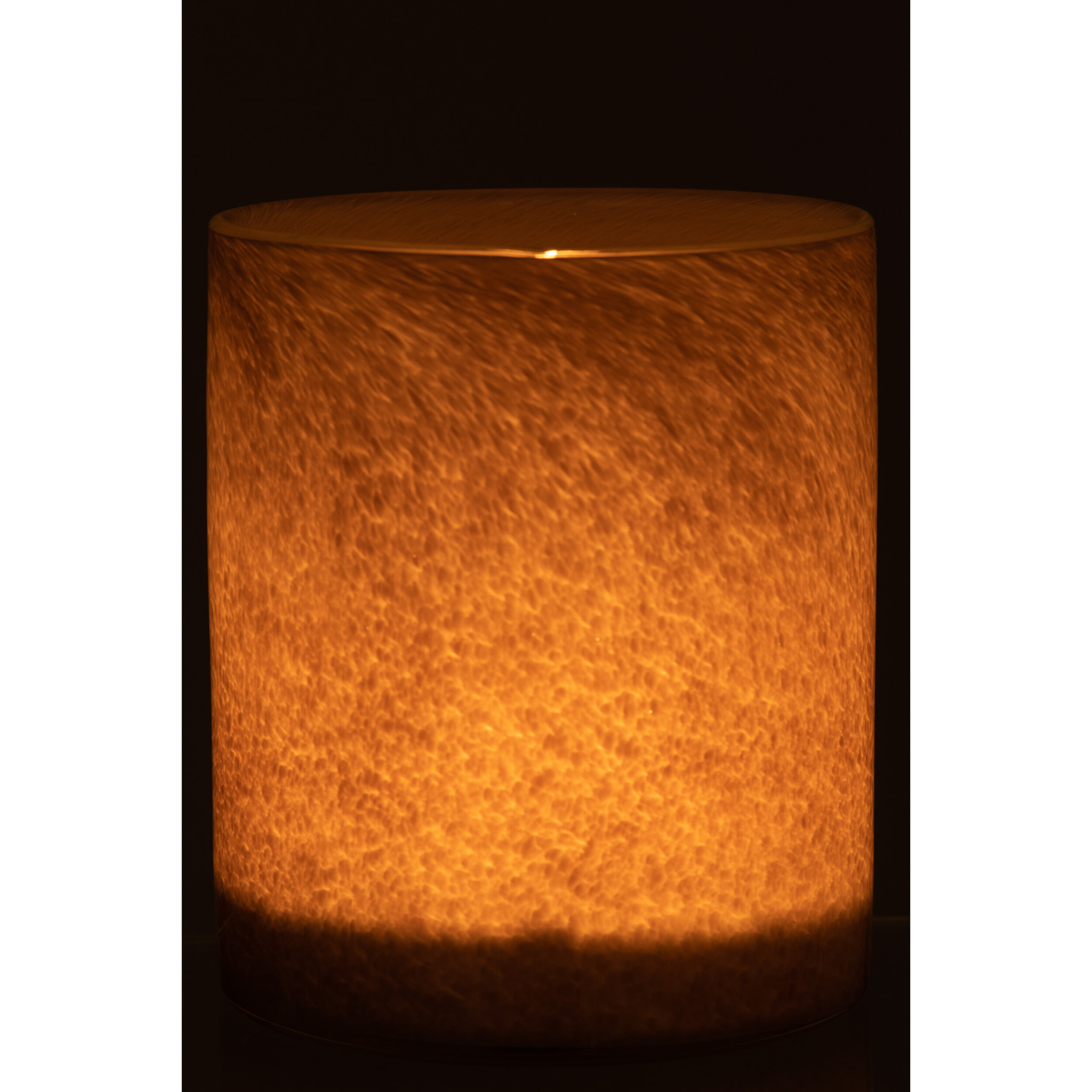 J-Line photophore Jade - verre - brun - large