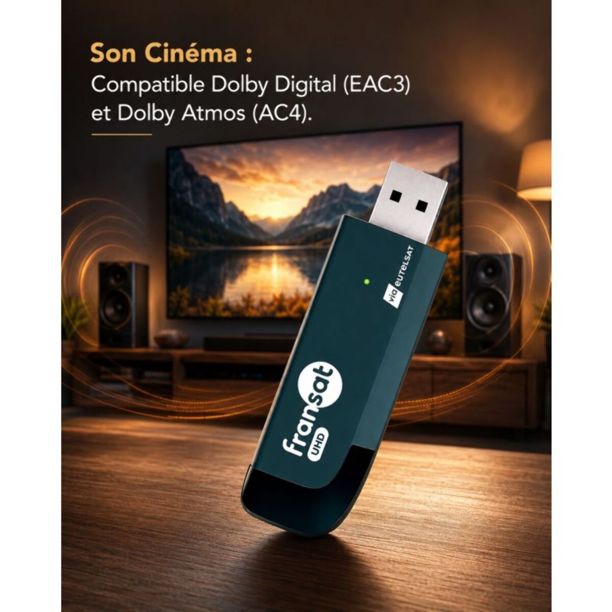 Décodeur satellite CGV E-Stick 4K