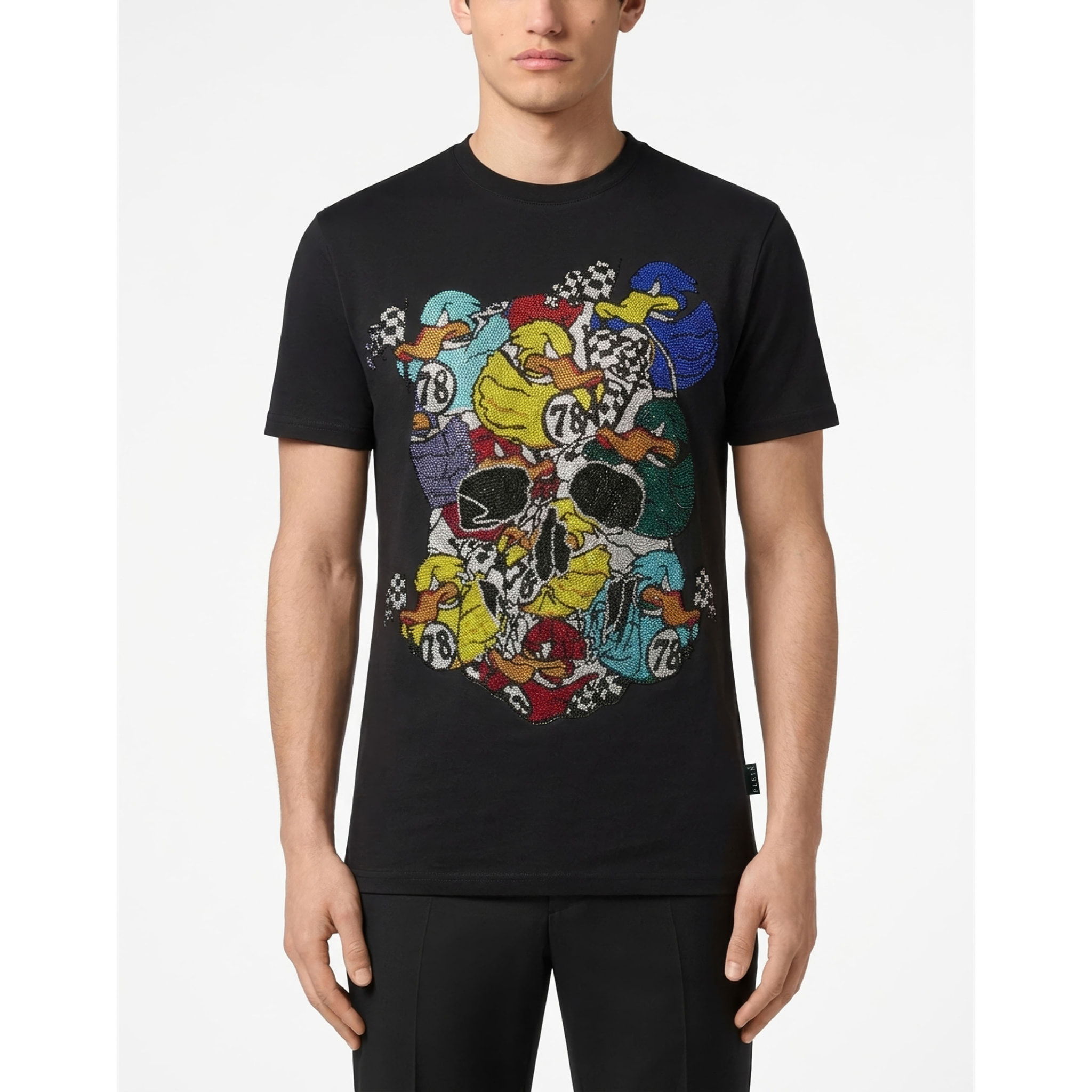 PHILIPP PLEIN Camiseta de cuello redondo y manga corta