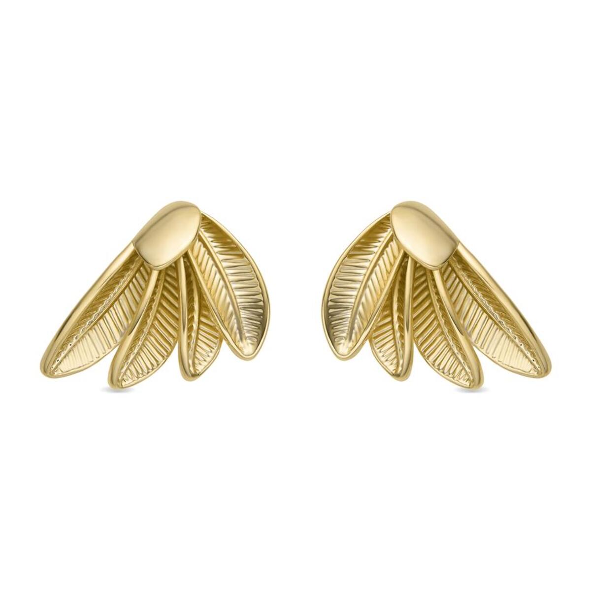 Pendientes acabado oro 18k