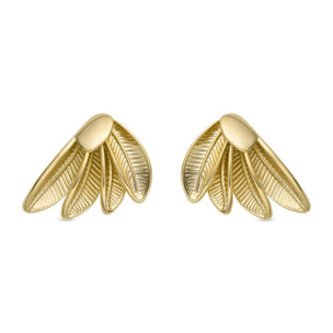 Pendientes acabado oro 18k