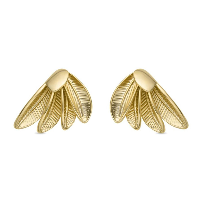 Pendientes acabado oro 18k