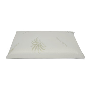 Dreamy - Guanciale Fiocco Memory Rivestimento Aloe altezza 15cm
