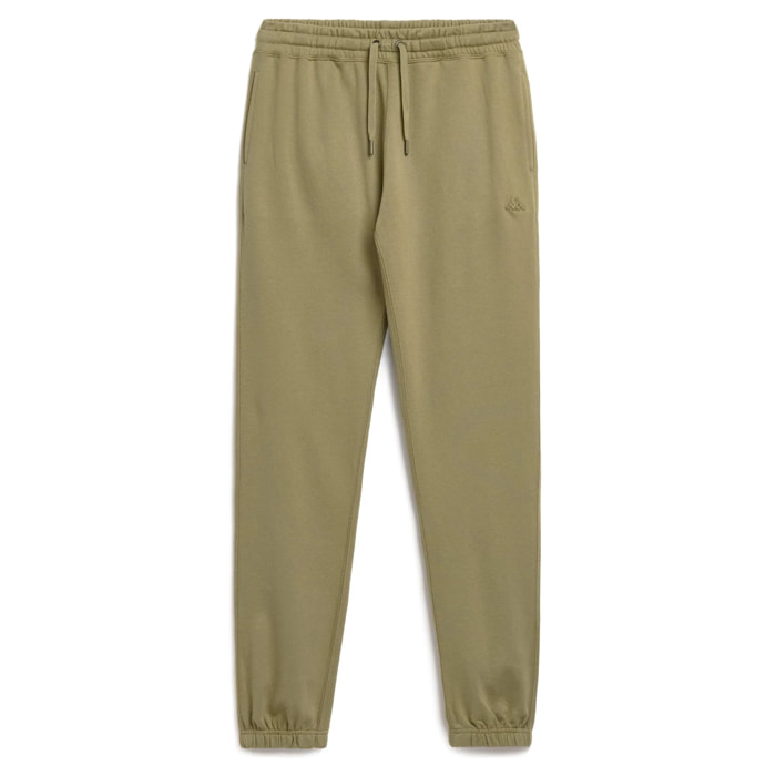 Kappa - Pantalones Hombre Verde - Shedir French Terry