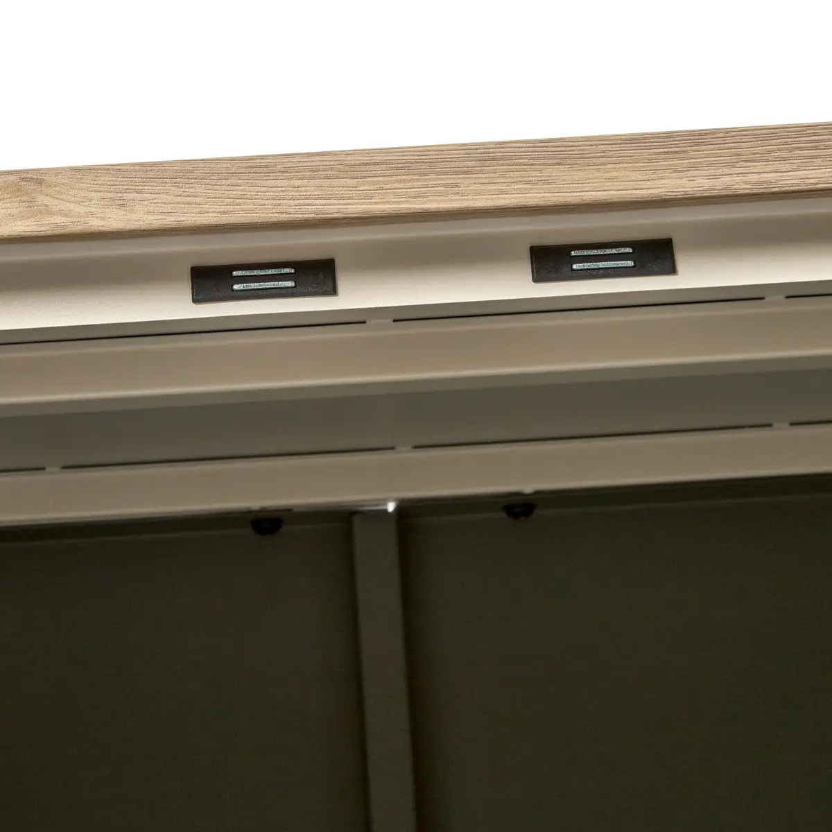 Buffet de jardin Ironia en acier galvanisé café