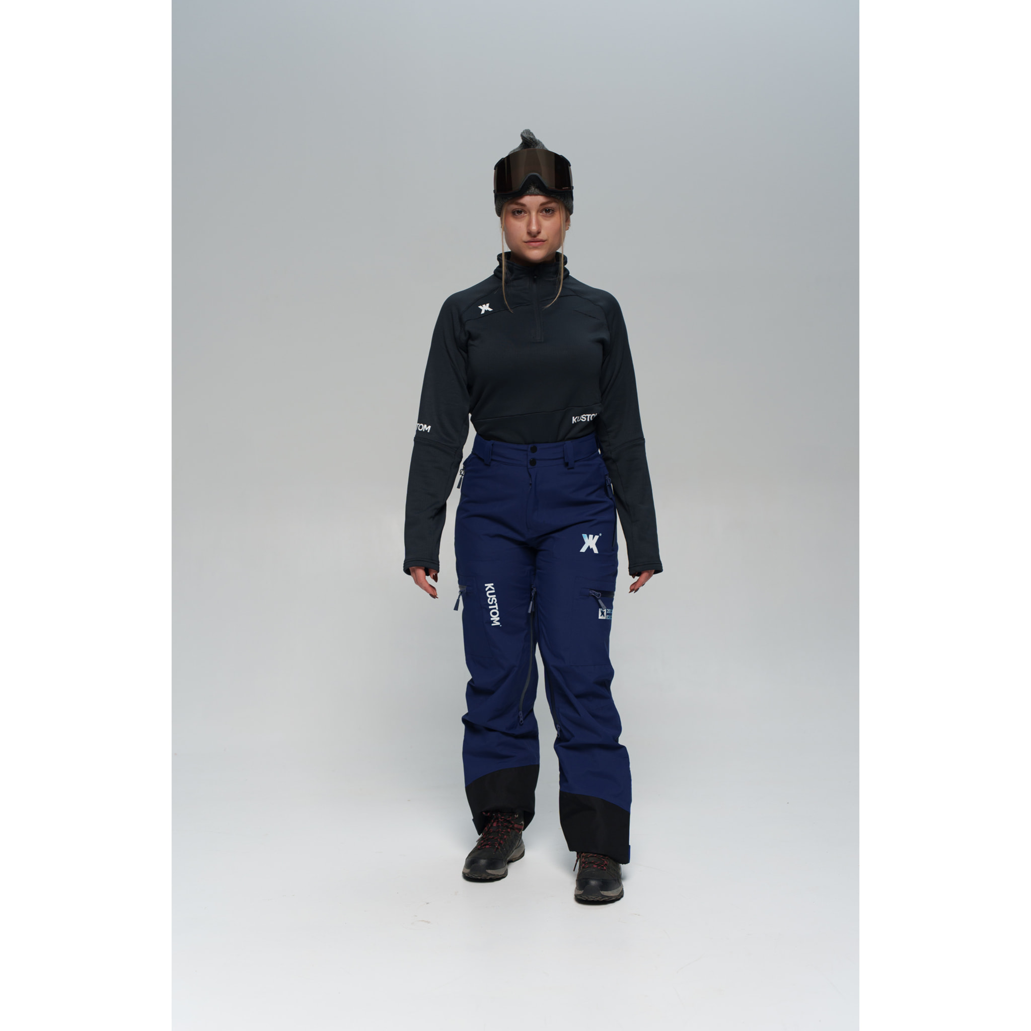 Maglietta termica AXIS KUSTOM blu navy DONNA