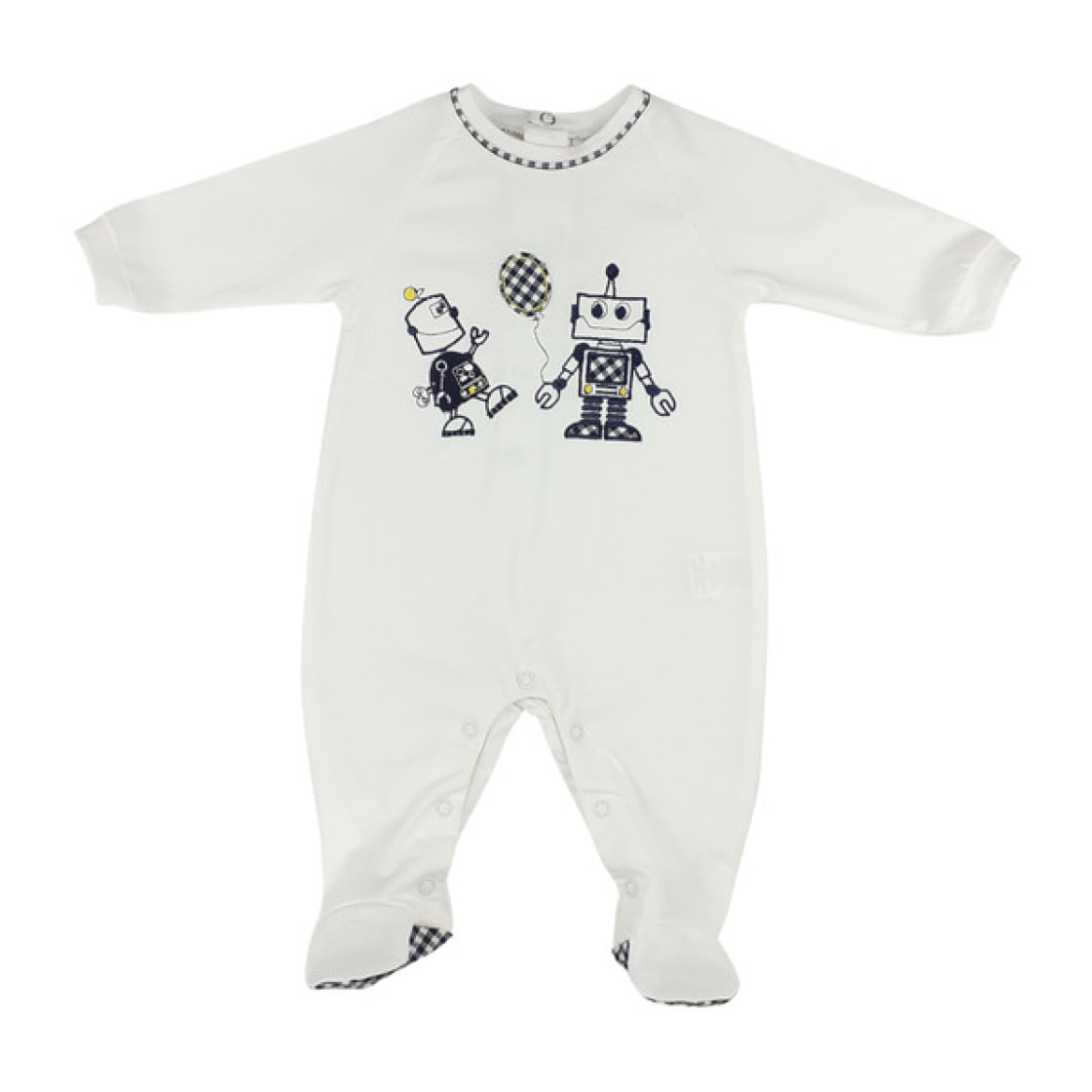 TUTINA JERSEY BIANCO APPLICAZIONE ROBOT