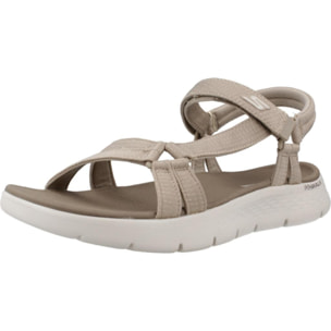 Sandalias Mujer de la marca SKECHERS  modelo GO WALK FLEX SANDAL MARRON CLARO