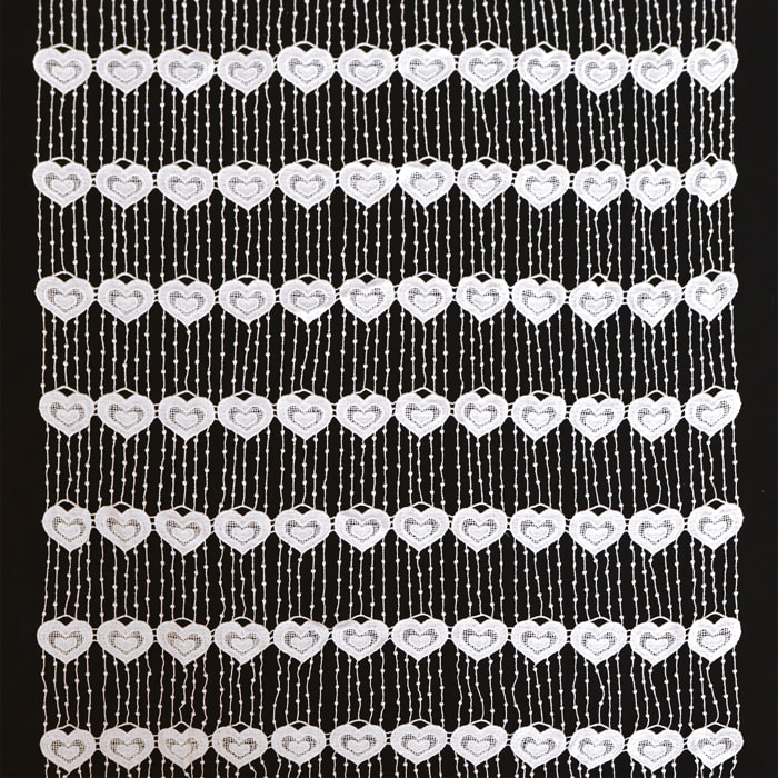 Modulable en macramé style romantique - Blanc