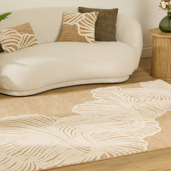 Tapis Loomia rectangulaire 160x230cm fleur