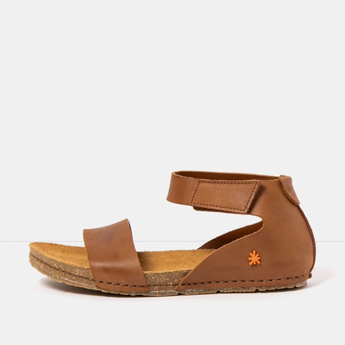 Sandalias 0382 ROMA CUERO/ CRETA color Cuero