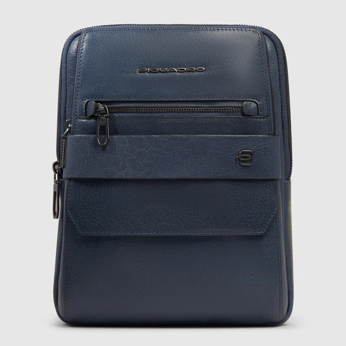 Piquadro Borsello in pelle porta iPad® con protezione RFID