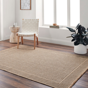 MINDY Alfombra Exterior/Interior Efecto Yute