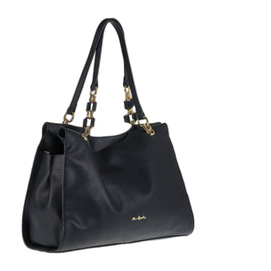 Borsa a spalla da donna Made in Italy - Modello Zelia Elite - 100% pelle - 38.0 x 26.5 x 12.0 cm