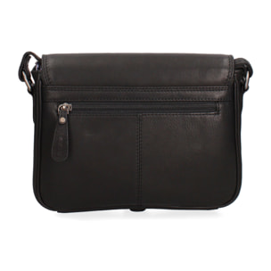 Borsa a tracolla  da uomo In Vera pelle Made in Italy 24x19x7 cm