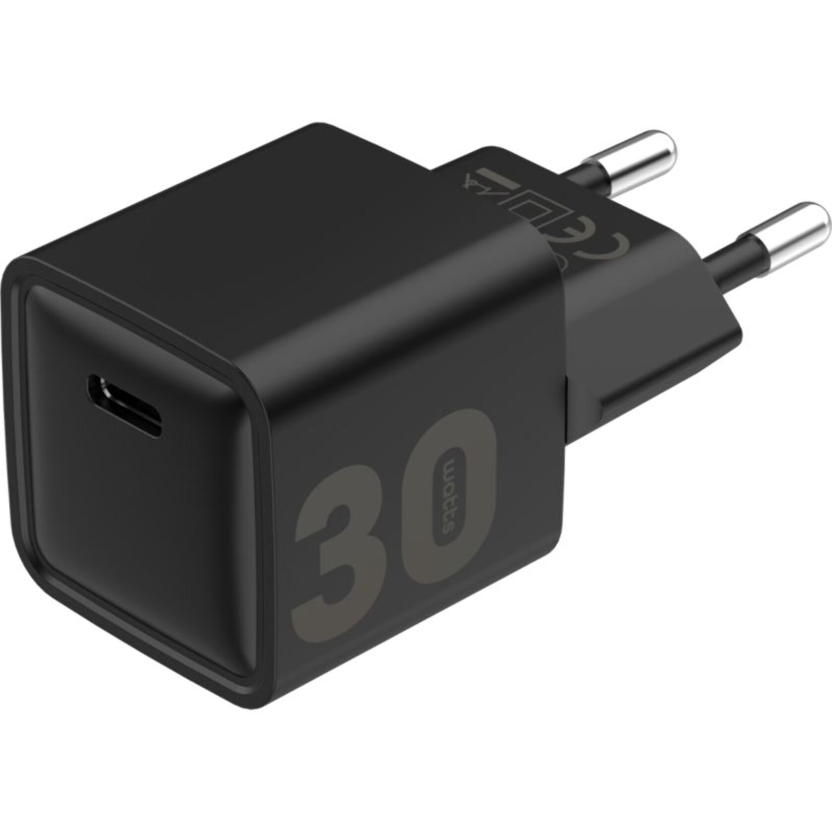 Chargeur ESSENTIELB 30W GaN + charge rapide USB-C Noir
