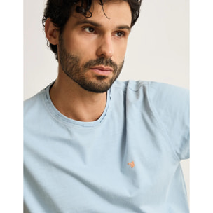 Camiseta Manga Corta Azul - Pirie