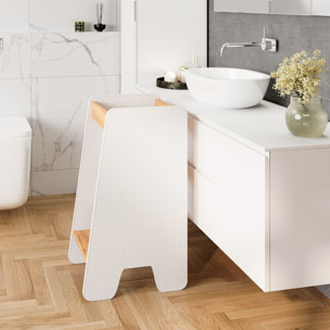 Torre Montessoriana Kitchen Helper Bianco e Quercia