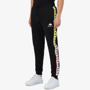 Kappa - Pantaloni Uomo Nero - 222 Banda Alanz Vr46 Travel