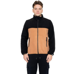 Polar micropolar de cuello alto con cremallera y etiqueta Leone 1947