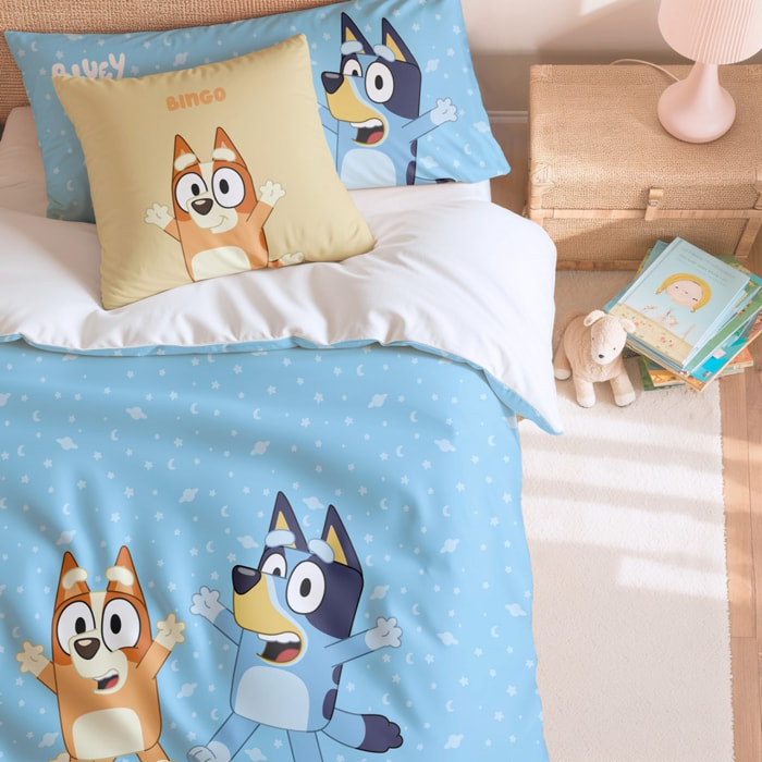 Funda nordica BLUEY + funda almohada 45x125