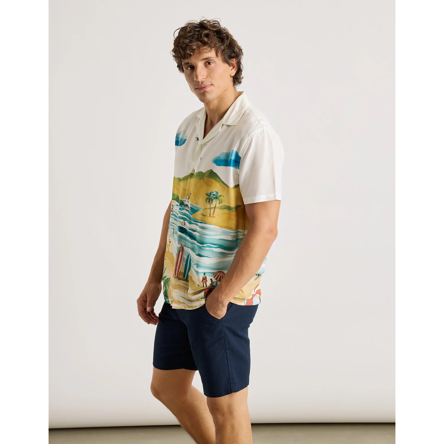 Camisa Manga Corta Blanco - Landscape