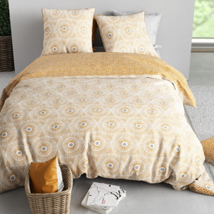 Parure housse de couette 3pcs 100% coton 57 fils orion