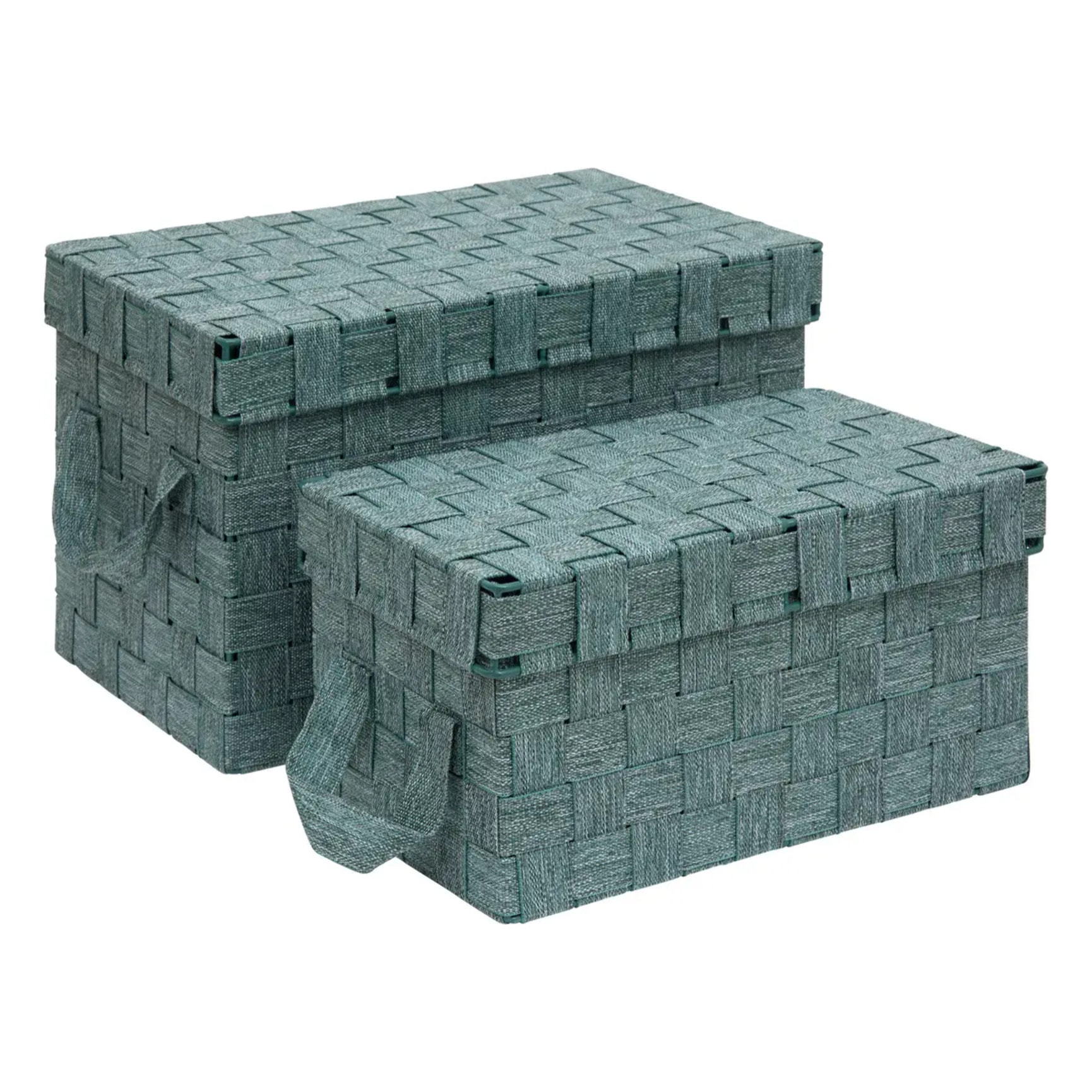 Set de 2 paniers Lise vert