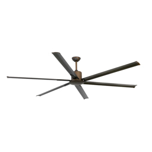 ANDROS XXL Ventilador de techo marrón