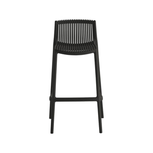 Lot de 2 chaises empilables "Néora" - Noir