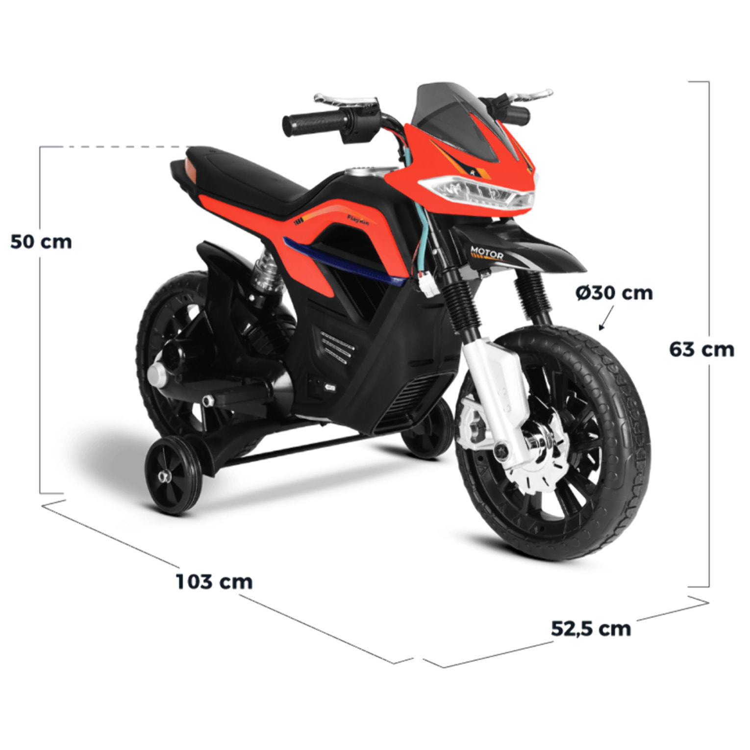 Moto eléctrica niños FASTER moto bateria triciclo infantil 6V +3 años