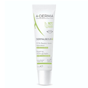Dermalibour + - Cica Baume Lèvres Réparateur 15 ml