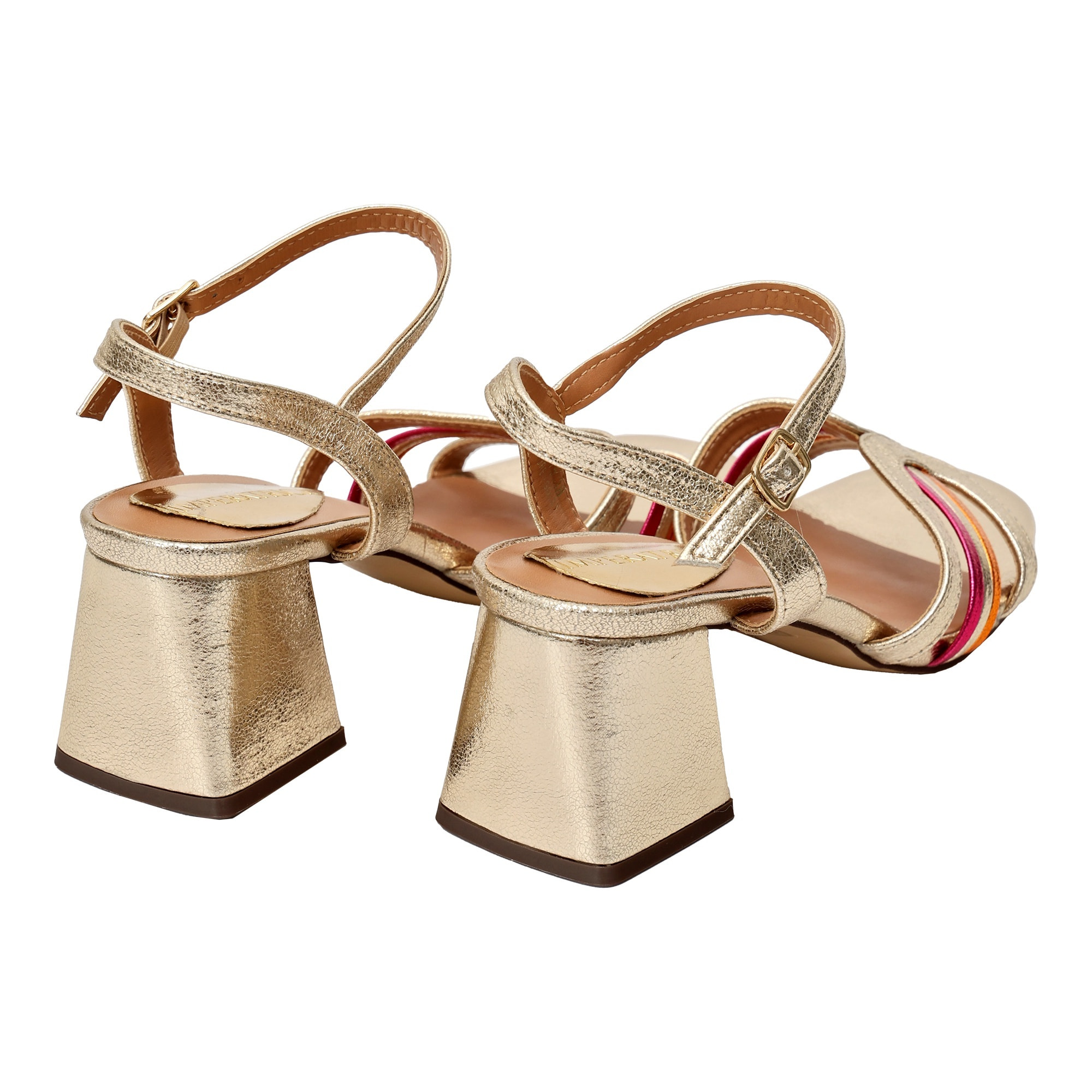 Sandali cinturino regolabile - tacco 7,5 cm