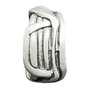 Anillo "Anidado" en plata chapado