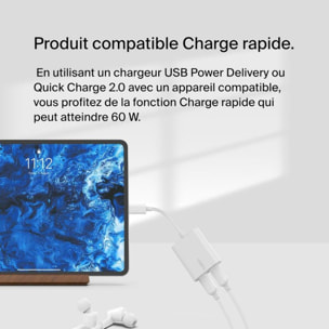 Adaptateur USB BELKIN USB-C vers USB-C x2