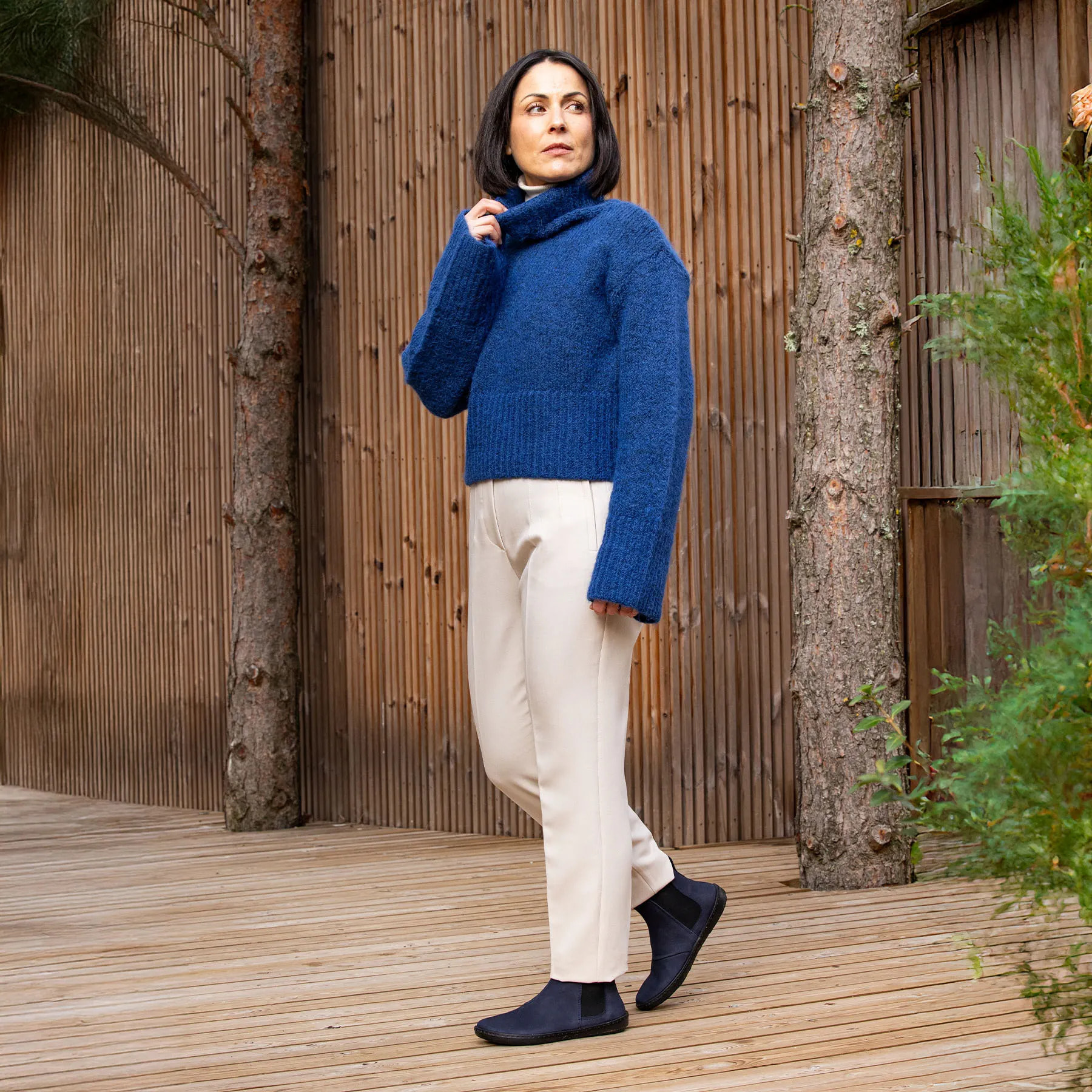 Botines N5310 PLEASANT MORA-BLACK/ CORAL color Mora-black