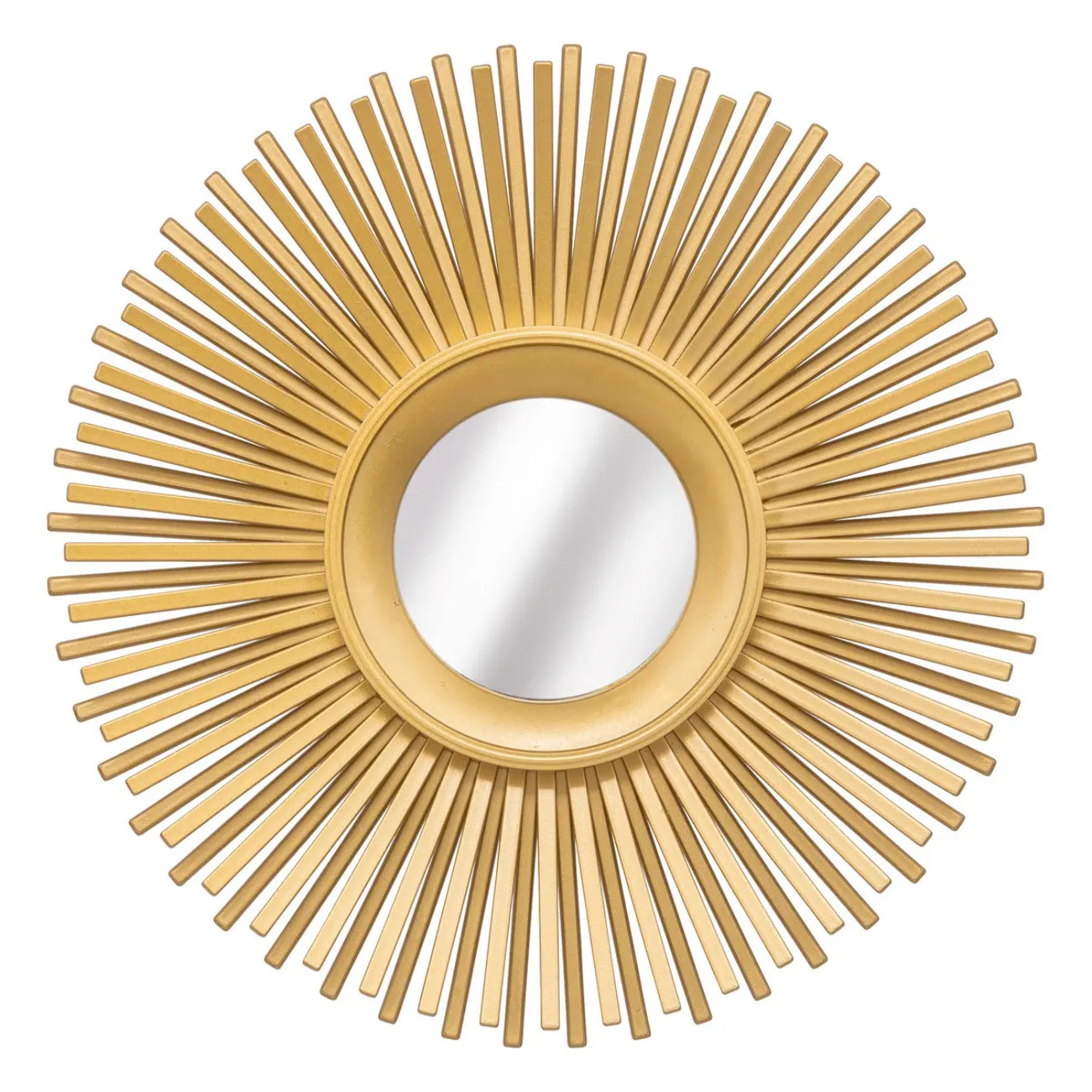 Lot de 3 miroirs "Amed" D25cm or