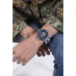 Guess Orologio Analogico Al Quarzo Carbon