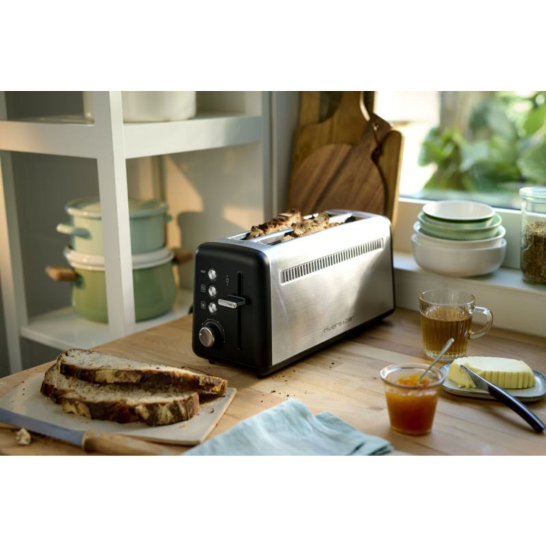 Grille-pain RIVIERA ET BAR INOX 2 FENTES EL QGP359