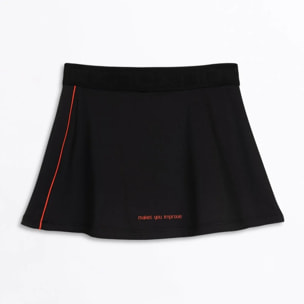 Falda deportiva pádel TEAM negro