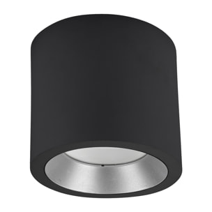 LEDS C4 Plafón IP66 Cosmos LED ø126mm LED 17.6 Blanco neutro - 4000K ON-OFF Gris urbano 1118lm